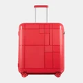Echolac Japan - Los Angeles Echolac Medium Hard Side Case - Travel and Luggage (red) Los Angeles Echolac Medium Hard Side Case