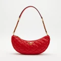 Guess - Giully Top Zip Shoulder Bag - Handbags (Red) Giully Top Zip Shoulder Bag