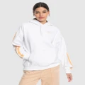 Roxy - Essential Energy Pullover Hoodie For Women - Hoodies (BRIGHT WHITE) Essential Energy Pullover Hoodie For Women