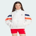 adidas Originals - 1 2 Zip Windbreaker Womens - Coats & Jackets (Cloud White) 1-2 Zip Windbreaker Womens