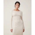 Cotton On - Urban Knit Maxi Dress - Dresses (OFF-WHITE) Urban Knit Maxi Dress