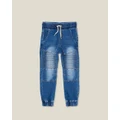 Cotton On Kids - Super Slouch Jogger Jean Blue - Jeans (BLUE) Super Slouch Jogger Jean Blue