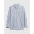 Gap - Kids Organic Cotton Uniform Oxford Shirt - Casual shirts (BLUE) Kids Organic Cotton Uniform Oxford Shirt