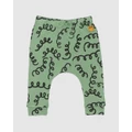 Rock Your Baby - Fusilli Track Pants Babies - Pants (Green) Fusilli Track Pants - Babies