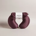 Ted Baker - Kelley Travel Pillow And Eye Mask Set - Travel and Luggage (DP-PURPLE) Kelley Travel Pillow And Eye Mask Set