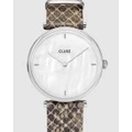 Cluse - Triomphe Leather - Watches (Python) Triomphe Leather