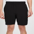 Lacoste - Performance Player Shorts - Shorts (Black & White) Performance Player Shorts