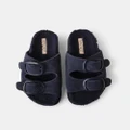 Walnut Melbourne - Milly Suede Slide - Casual Shoes (Navy) Milly Suede Slide