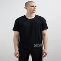 BOSS - Identity T Shirt - T-Shirts & Singlets (Navy) Identity T-Shirt