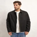 AERE - Cotton Trucker Jacket - Coats & Jackets (Black) Cotton Trucker Jacket