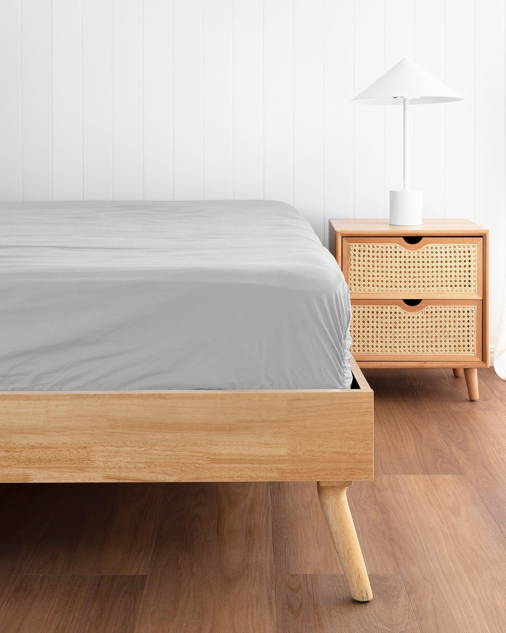 Bambury - Tru Fit Fitted Sheet - Home (Silver) Tru Fit Fitted Sheet