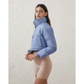 Cotton On Body - The Mother Puffer Cropped Jacket - Coats & Jackets (BLUE) The Mother Puffer Cropped Jacket