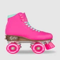 Crazy Skates - Retro Roller Size Adjustable - Performance Shoes (Pink) Retro Roller - Size Adjustable