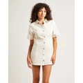 Insight - Rio Denim Mini Dress - Dresses (WHITE) Rio Denim Mini Dress