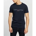 Tommy Hilfiger - Tommy Logo Tee - T-Shirts & Singlets (Navy) Tommy Logo Tee