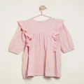 Bella & Lace - Agatha Dress Babies Teens - Dresses (Pink Lady Apple) Agatha Dress - Babies-Teens