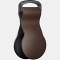 Nomad - Apple AirTag Leather Loop - Key Rings (Brown) Apple AirTag Leather Loop