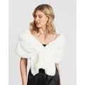 Unreal Fur - Champagne Wrap - Coats & Jackets (Ivory) Champagne Wrap