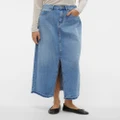 Vero Moda - Zayla Denim Maxi Skirt - Denim skirts (Blue) Zayla Denim Maxi Skirt