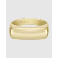Fossil - Heritage Gold Tone Ring - Jewellery (Gold) Heritage Gold Tone Ring