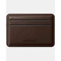 Nomad - Card Wallet Haroween Leather - Wallets (Brown) Card Wallet Haroween Leather