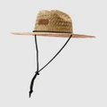 Quiksilver - Outsider Straw Lifeguard Hat - Hats (BAKED CLAY) Outsider Straw Lifeguard Hat