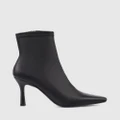 Siren - Dillon Stretch Ankle Boots - Boots (Black Stretch Leather) Dillon Stretch Ankle Boots