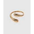Skagen - Kariana Gold Tone Ring - Jewellery (Gold) Kariana Gold Tone Ring