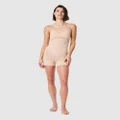 Spanx - Everyday Seamless Shaping High Waisted Shorty - Briefs (Nude) Everyday Seamless Shaping-High-Waisted Shorty
