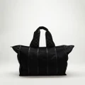 adidas Originals - Monogram Mesh Canvas Shopper Bag - Bags (Black) Monogram Mesh Canvas Shopper Bag