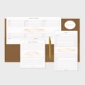 Bespoke Letterpress - Gift Set Magnetic Fridge Notepads - Home (Ivory) Gift Set - Magnetic Fridge Notepads