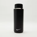 Nike - SS Recharge Straw Bottle 24Oz - Water Bottles (Black, Black & White) SS Recharge Straw Bottle 24Oz