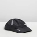 2XU - Run Cap Unisex - Headwear (Black & Black) Run Cap - Unisex