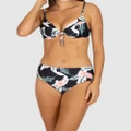 Baku Swimwear - Jamaica Mid Pant - Bikini Set (BLACK) Jamaica Mid Pant