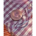 Carlotta + Gee - 100% Linen Tablecloth - Home (Purple) 100% Linen Tablecloth