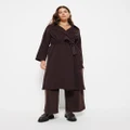 Commonry - The Double Faced Wool Trench - Coats & Jackets (Raisin) The Double Faced Wool Trench