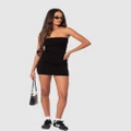 EDIKTED - Gemma strapless mini dress - Dresses (BLACK) Gemma strapless mini dress