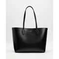 Kate Spade - Bleecker Saffiano Leather Large Tote - Bags (Black) Bleecker Saffiano Leather Large Tote