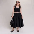 Maje - Junnaly Skirt - Skirts (BLACK) Junnaly Skirt