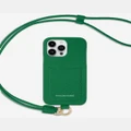 Maison De Sabre - Sling Phone Case (iPhone 15 Pro Max) - Tech Accessories (Green) Sling Phone Case (iPhone 15 Pro Max)