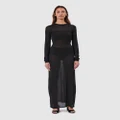 Neuw - Shimmer Knit Dress - Jumpers & Cardigans (Black) Shimmer Knit Dress