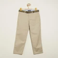 Polo Ralph Lauren - Slim Fit Flex Abrasion Twill Pants Kids - Pants (Classic Khaki) Slim Fit Flex Abrasion Twill Pants - Kids