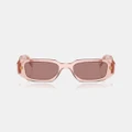 Prada - 0PR 17WS - Sunglasses (Pink) 0PR 17WS