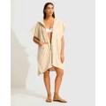 Seafolly - Spring Festival Towel Poncho - Towels (Sand) Spring Festival Towel Poncho