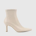 Siren - Dillon Stretch Ankle Boots - Boots (Bone Stretch Leather) Dillon Stretch Ankle Boots