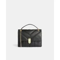Ted Baker - Ayahlin Leather Puffer Quilt Detail Xb - Accessories (BLACK) Ayahlin Leather Puffer Quilt Detail Xb