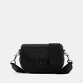 Marc Jacobs - The Woven J Marc Small Saddle Bag - Handbags (Black) The Woven J Marc Small Saddle Bag