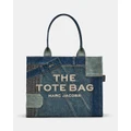 Marc Jacobs - The Deconstructed Denim Large Tote Bag - Bags (Indigo Multi) The Deconstructed Denim Large Tote Bag