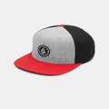 Volcom - Quarter Twill Cap - Hats (Flash Red) Quarter Twill Cap