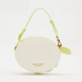 Kate Spade - Flora Patent Leather 3D Wristlet - Handbags (Cream) Flora Patent Leather 3D Wristlet